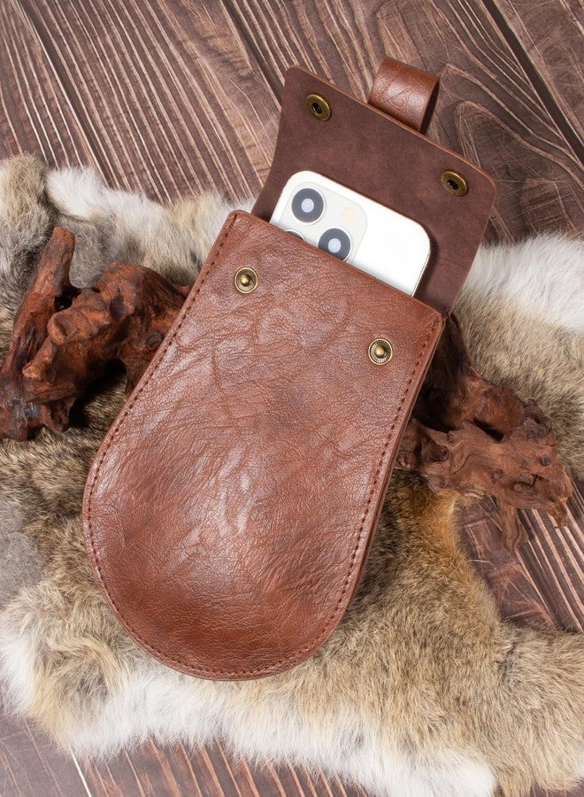 SUMGOGO Renaissance Belt Pouch Purse Viking Bracers Hook Halloween Set Medieval Ren Faire Festival Costume Accessory Cosplay Bag - Image 4